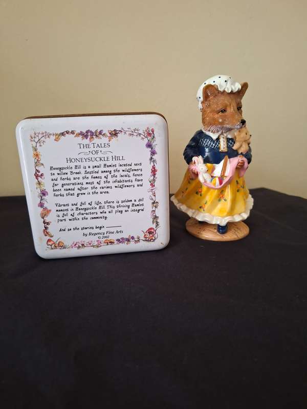 THE TALES OF HONEYSUCKLE HILL BY REGENCY FINE ARTS IN ORIGINAL TIN